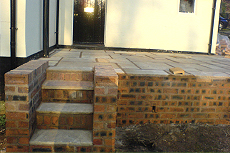 Patio and Retaining Wall - 2005